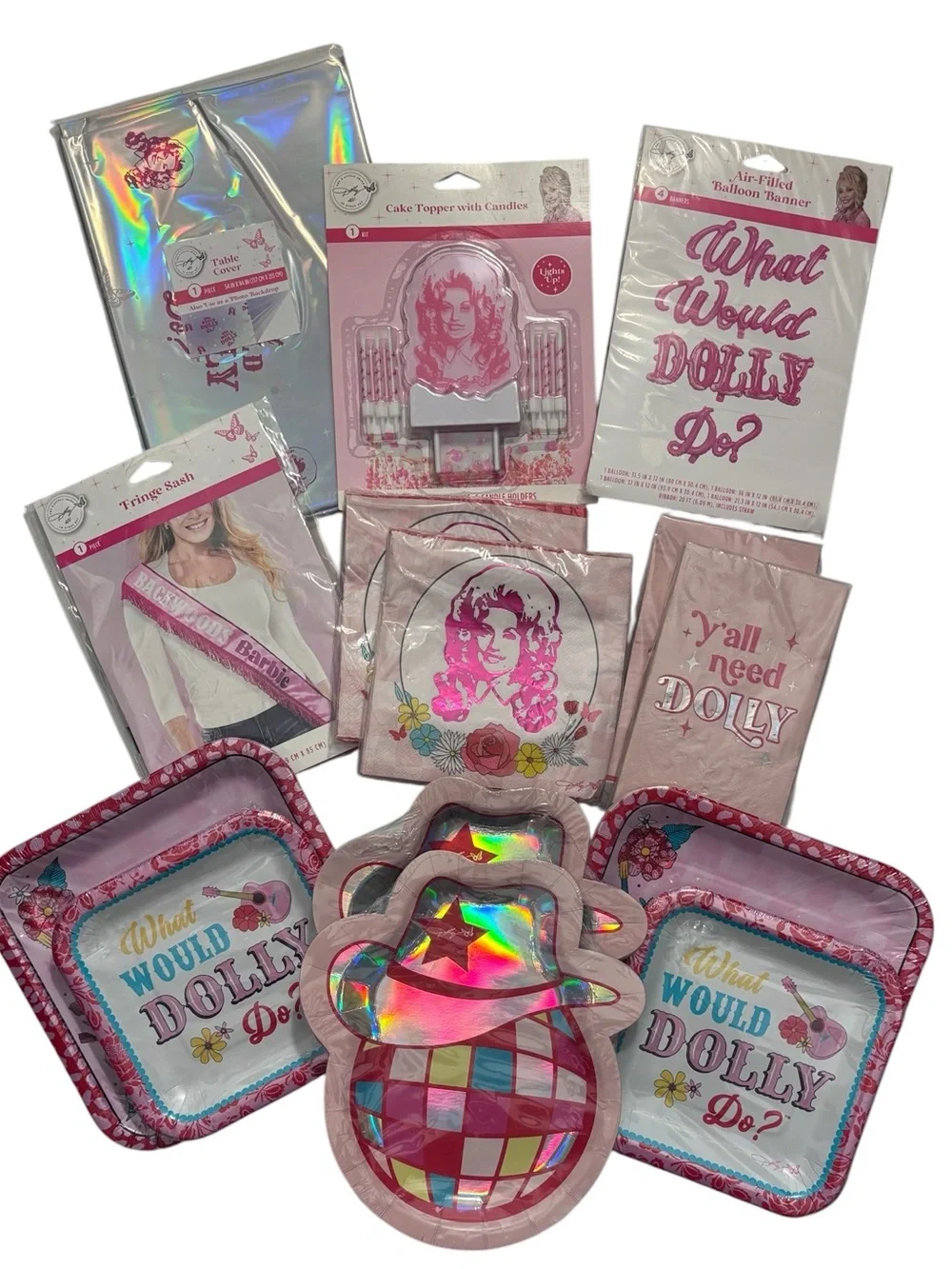 Dolly Parton Ultimate 15 Piece Party Decorations Set NEW, What Would Dolly Do?